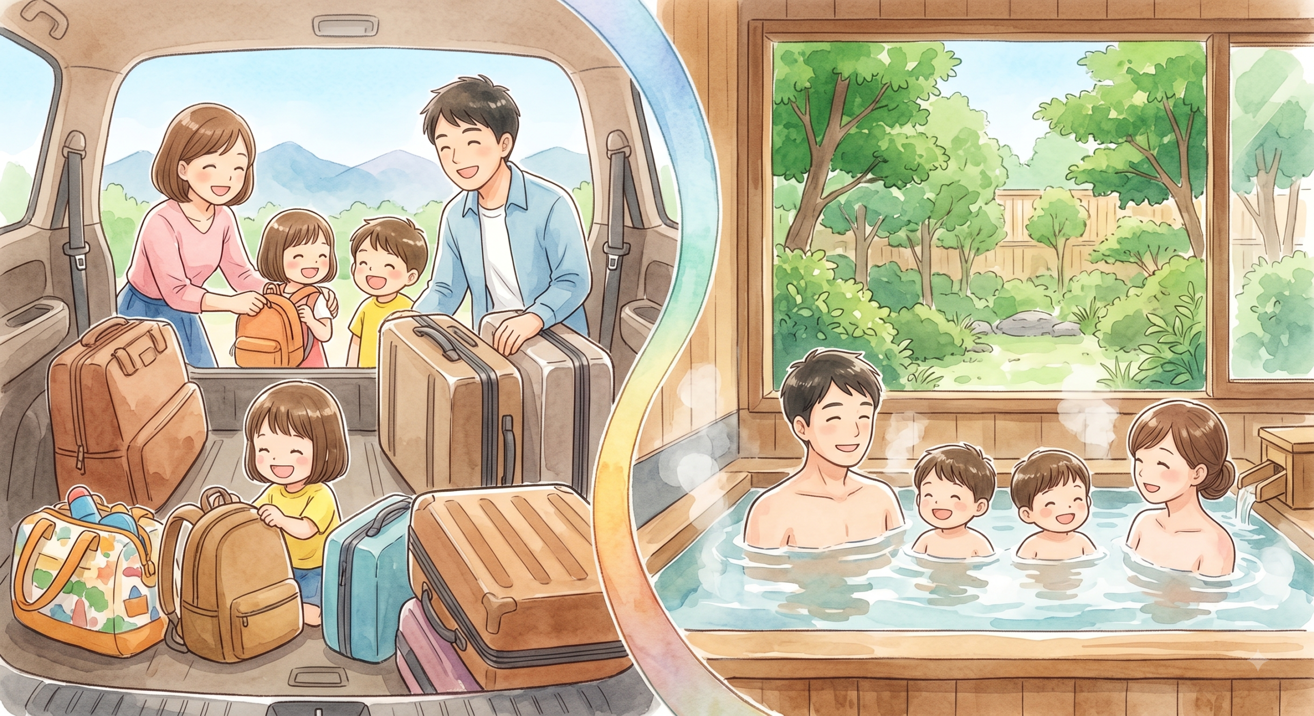 つくば出発！子連れ旅行・ホテル宿泊・日帰り温泉レポ